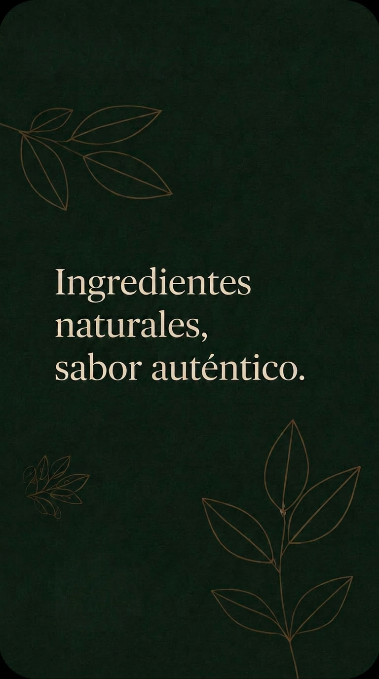 Ingredientes naturales
