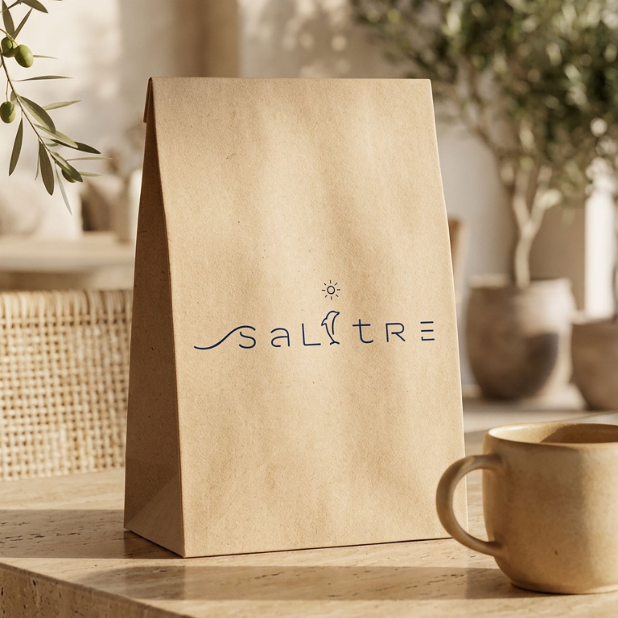 Bolsa de papel — Salitre Cocina de Mar por BYPO Studio