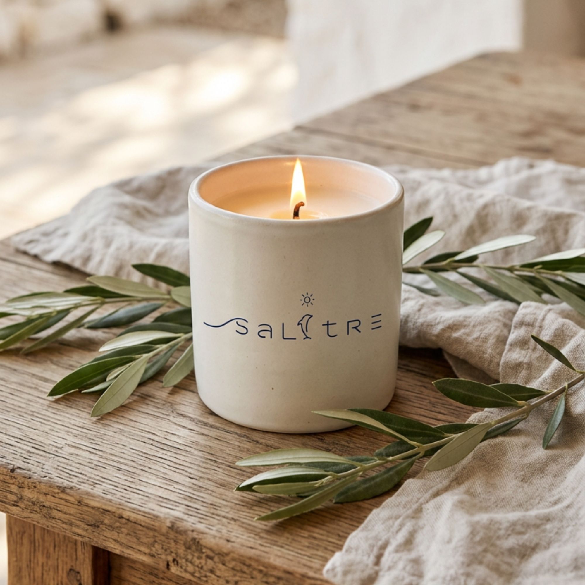 Vela aromática — Salitre Cocina de Mar por BYPO Studio